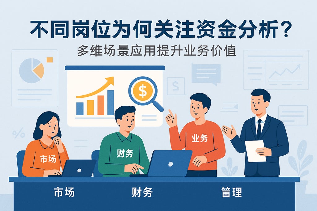 不同岗位为何关注资金分析？多维场景应用提升业务价值