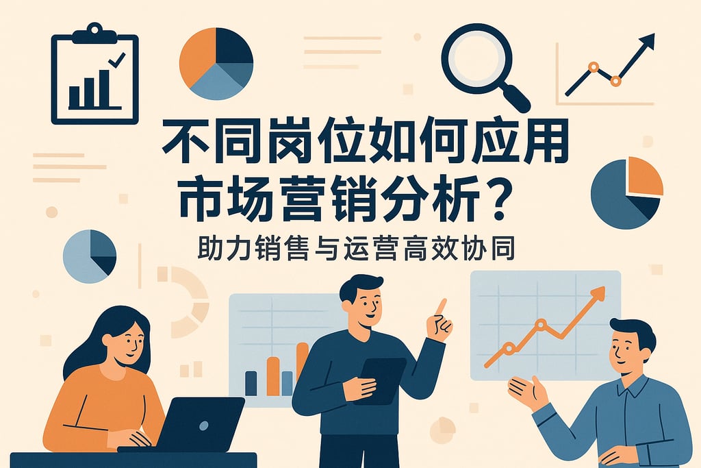 不同岗位如何应用市场营销分析？助力销售与运营高效协同