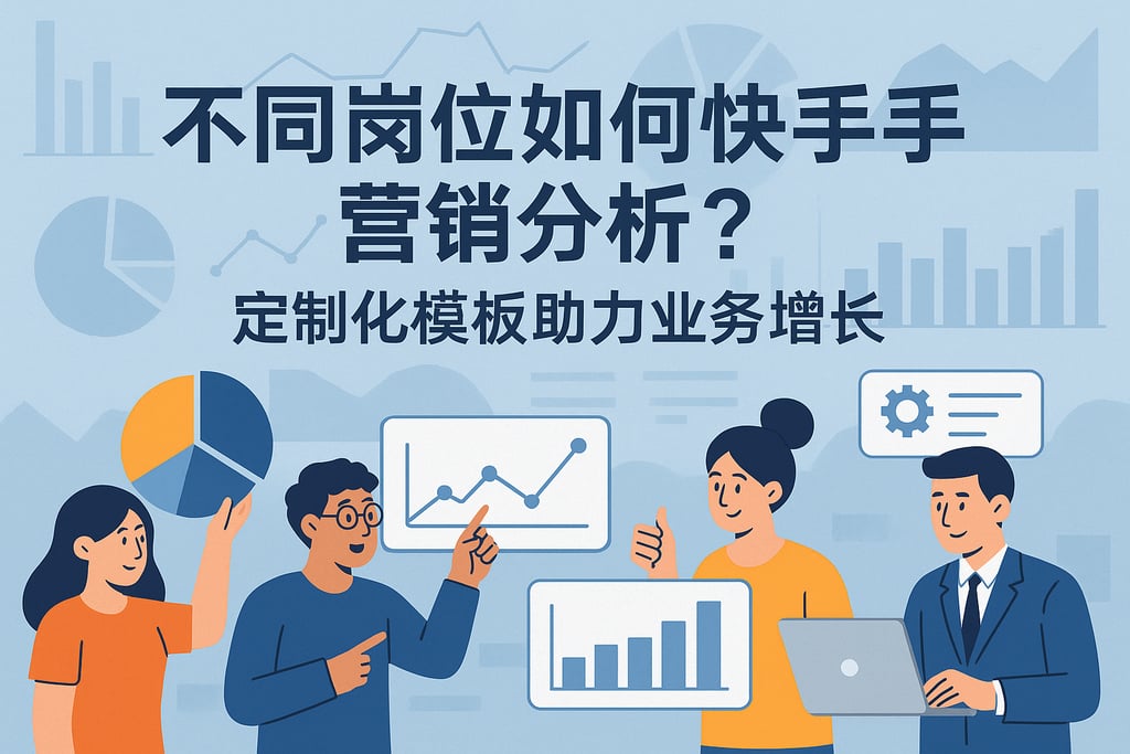不同岗位如何快速上手营销分析？定制化模板助力业务增长