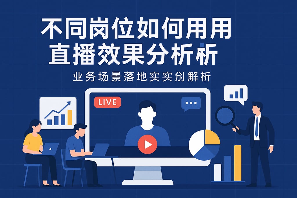 不同岗位如何用直播效果分析？业务场景落地实战解析