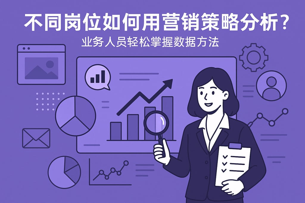 不同岗位如何用营销策略分析？业务人员轻松掌握数据方法