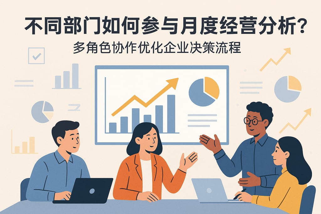 不同部门如何参与月度经营分析？多角色协作优化企业决策流程
