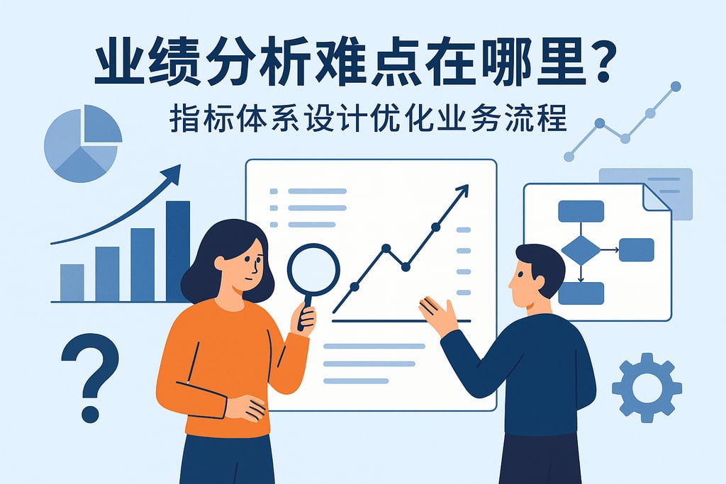 业绩分析难点在哪里？指标体系设计优化业务流程
