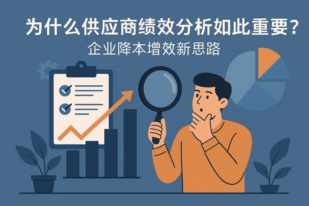为什么供应商绩效分析如此重要？企业降本增效新思路