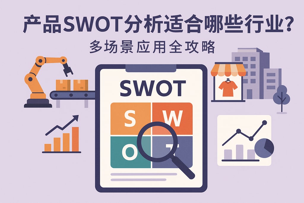 产品SWOT分析适合哪些行业？多场景应用全攻略