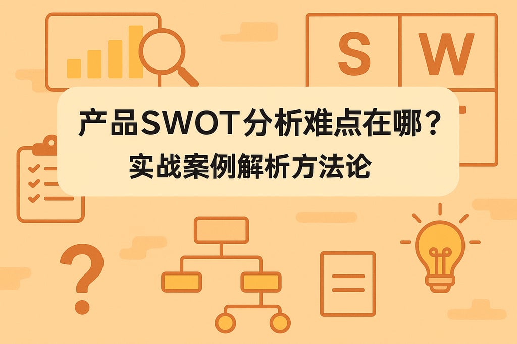 产品SWOT分析难点在哪里？实战案例解析方法论