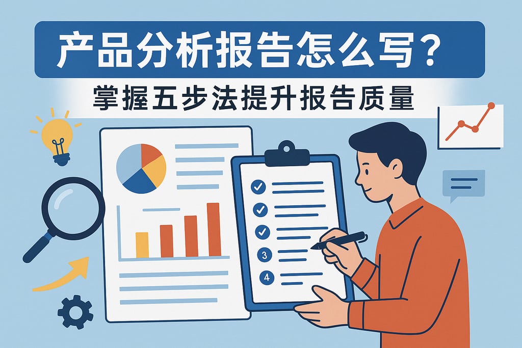 产品分析报告怎么写？掌握五步法提升报告质量