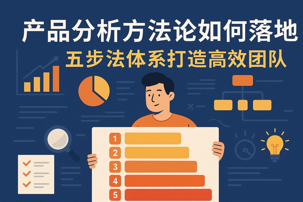 产品分析方法论如何落地？五步法体系打造高效团队