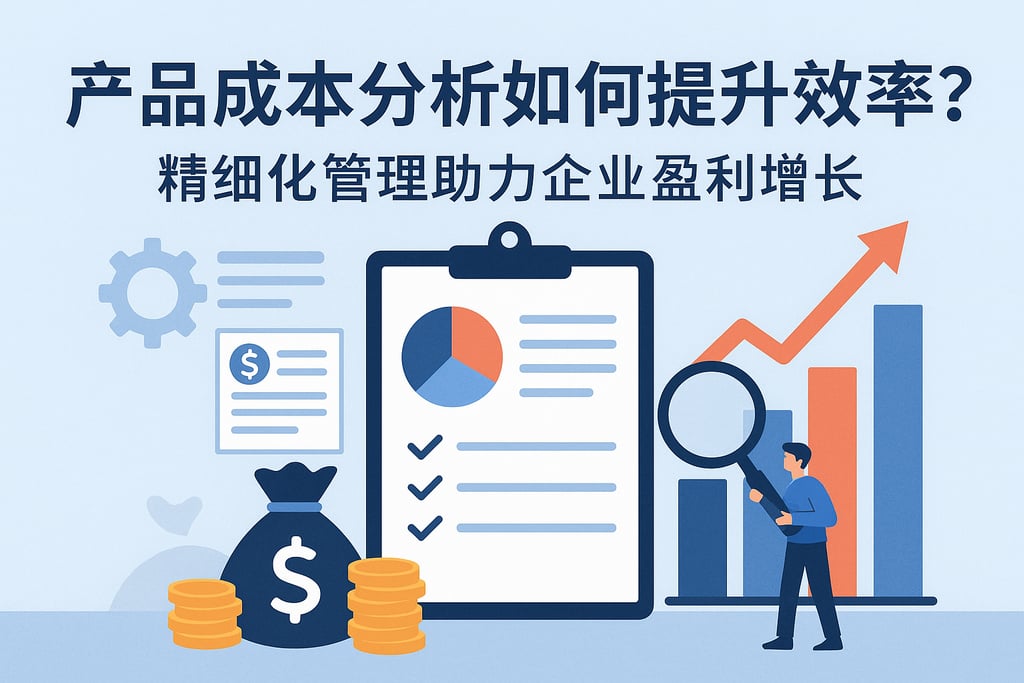 产品成本分析如何提升效率？精细化管理助力企业盈利增长