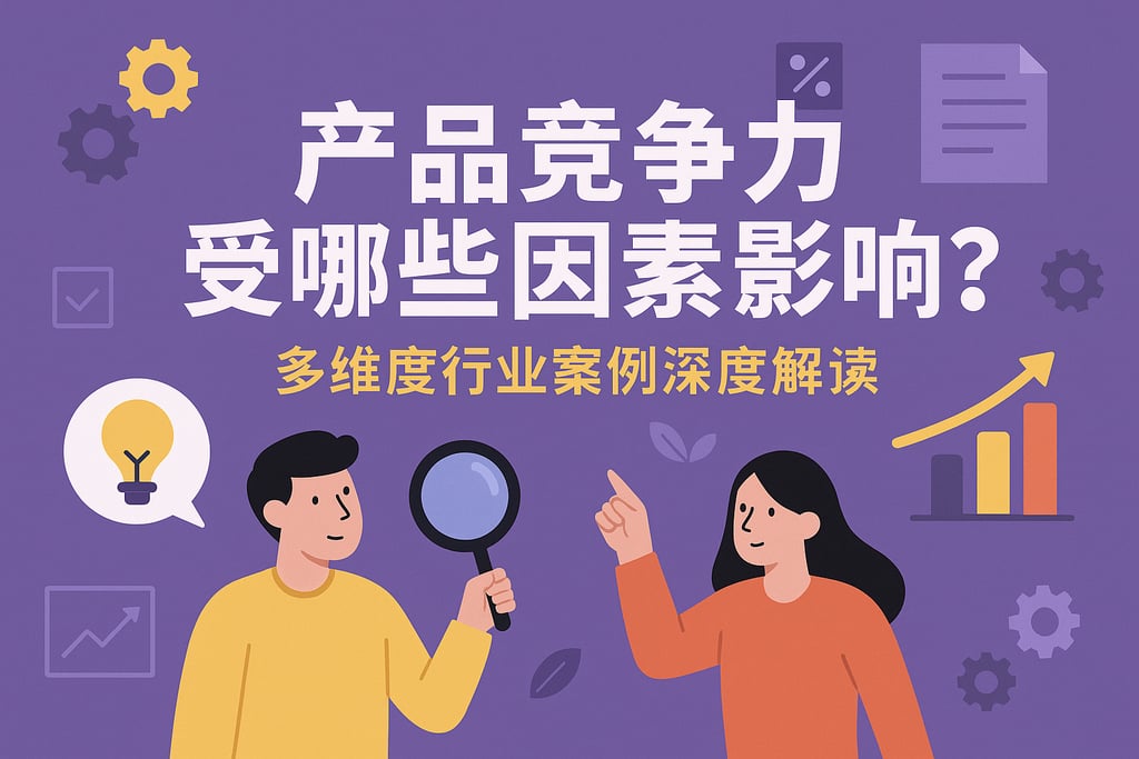 产品竞争力受哪些因素影响？多维度行业案例深度解读