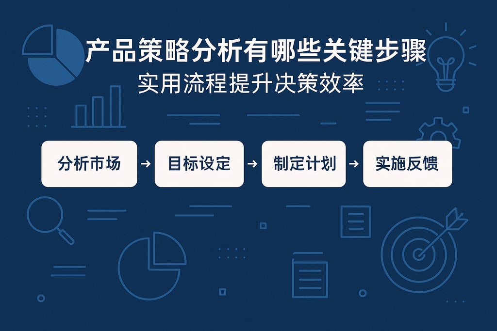产品策略分析有哪些关键步骤？实用流程提升决策效率