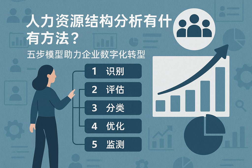 人力资源结构分析有什么方法？五步模型助力企业数字化转型