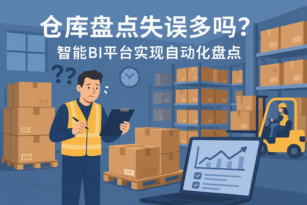 仓库盘点失误多吗？智能BI平台实现自动化盘点