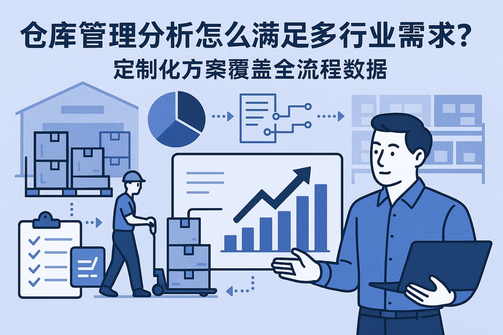 仓库管理分析怎么满足多行业需求？定制化方案覆盖全流程数据