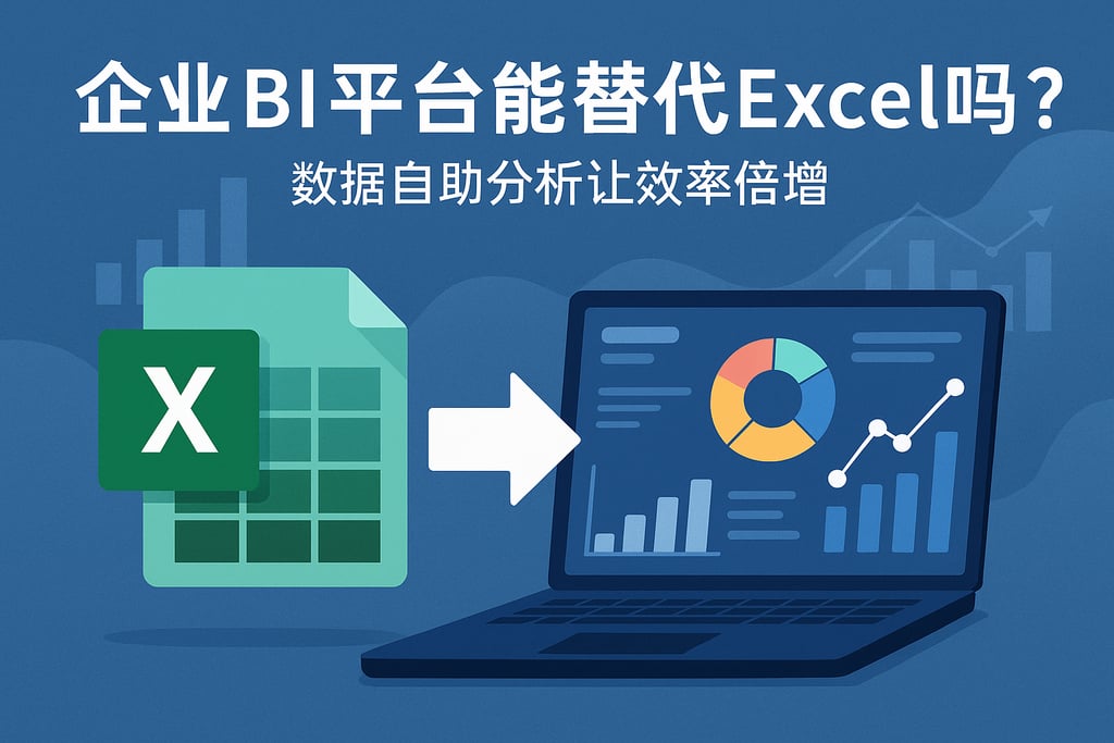 企业BI平台能替代Excel吗？数据自助分析让效率倍增