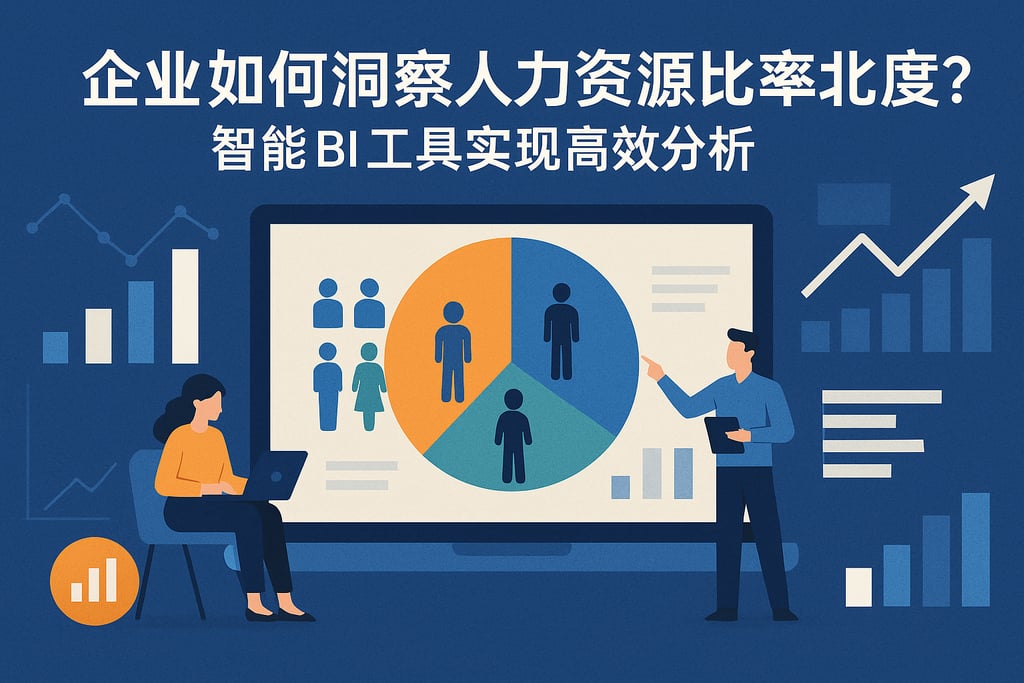 企业如何洞察人力资源比例？智能BI工具实现高效分析