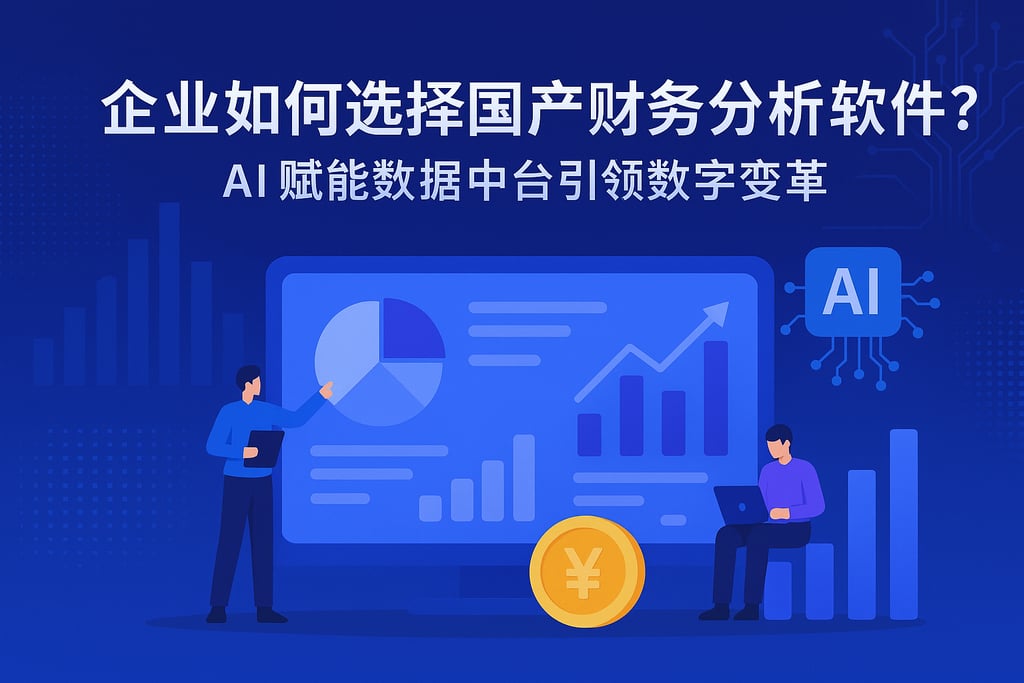 企业如何选择国产财务分析软件？AI赋能数据中台引领数字变革