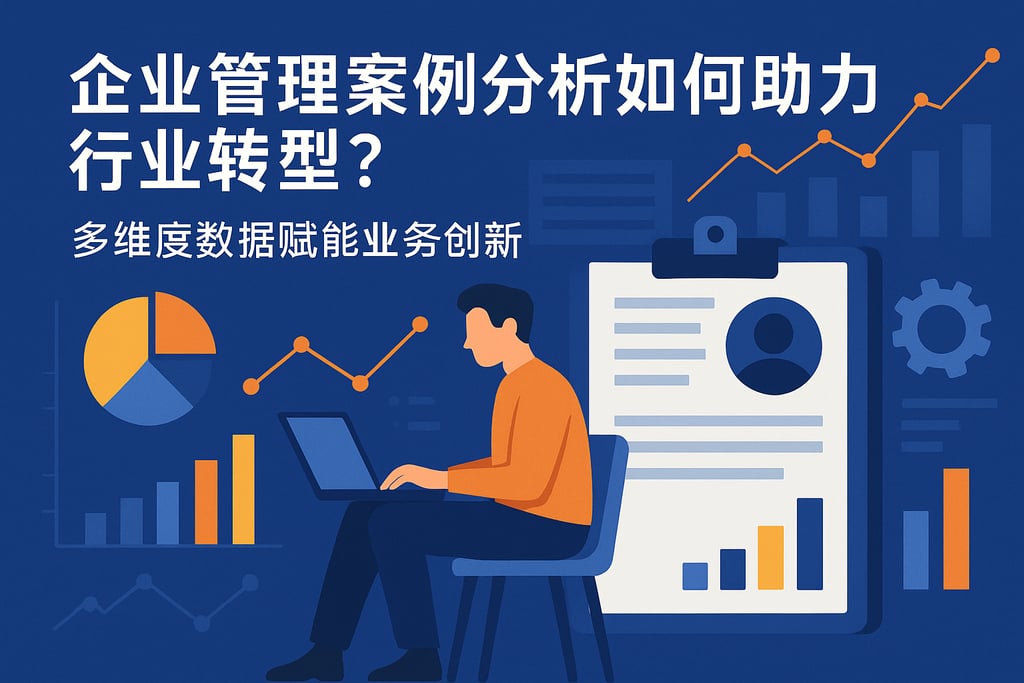 企业管理案例分析如何助力行业转型？多维度数据赋能业务创新