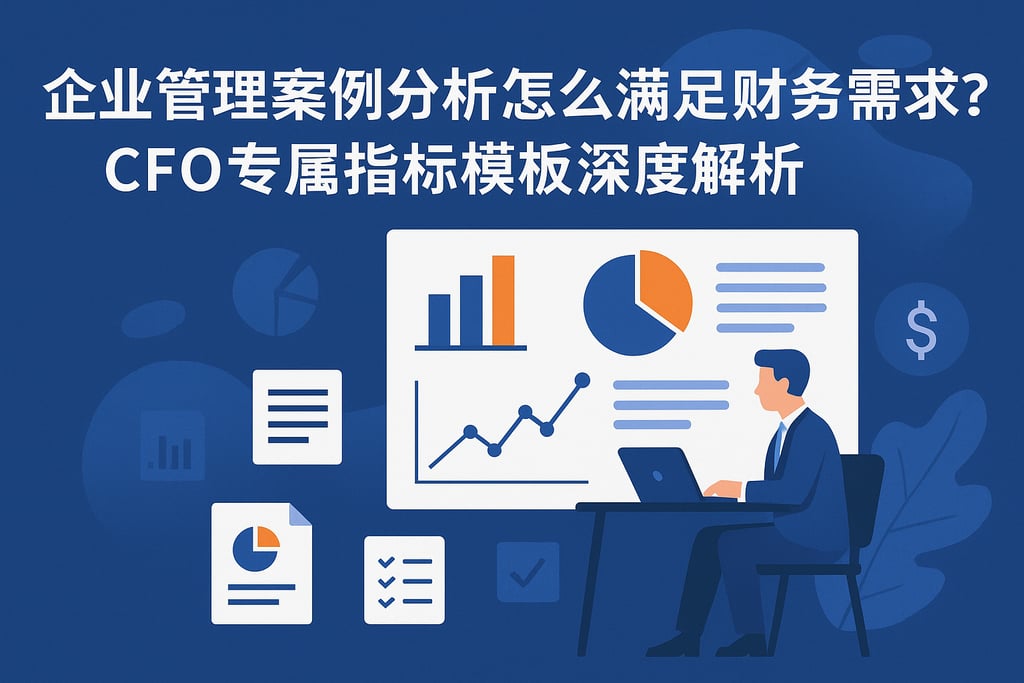 企业管理案例分析怎么满足财务需求？CFO专属指标模板深度解析