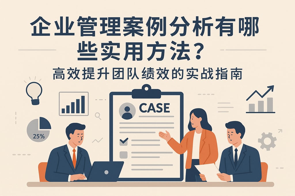 企业管理案例分析有哪些实用方法？高效提升团队绩效的实战指南