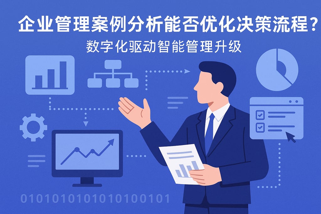 企业管理案例分析能否优化决策流程？数字化驱动智能管理升级