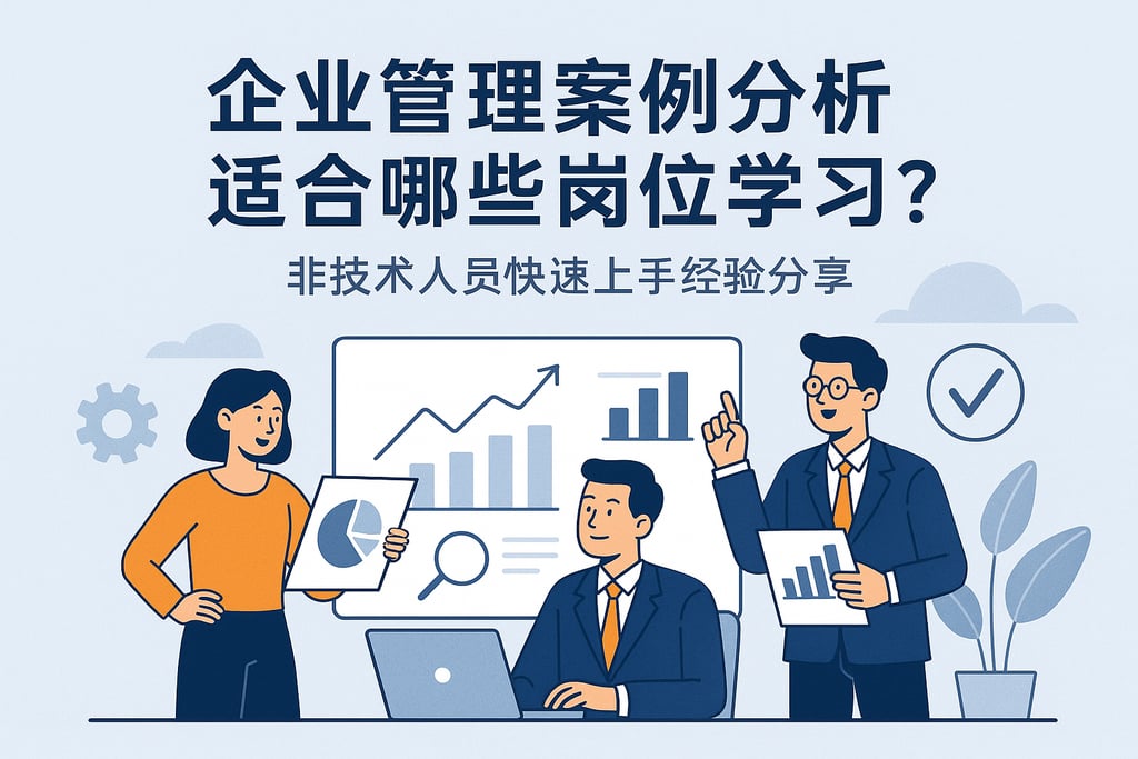 企业管理案例分析适合哪些岗位学习？非技术人员快速上手经验分享