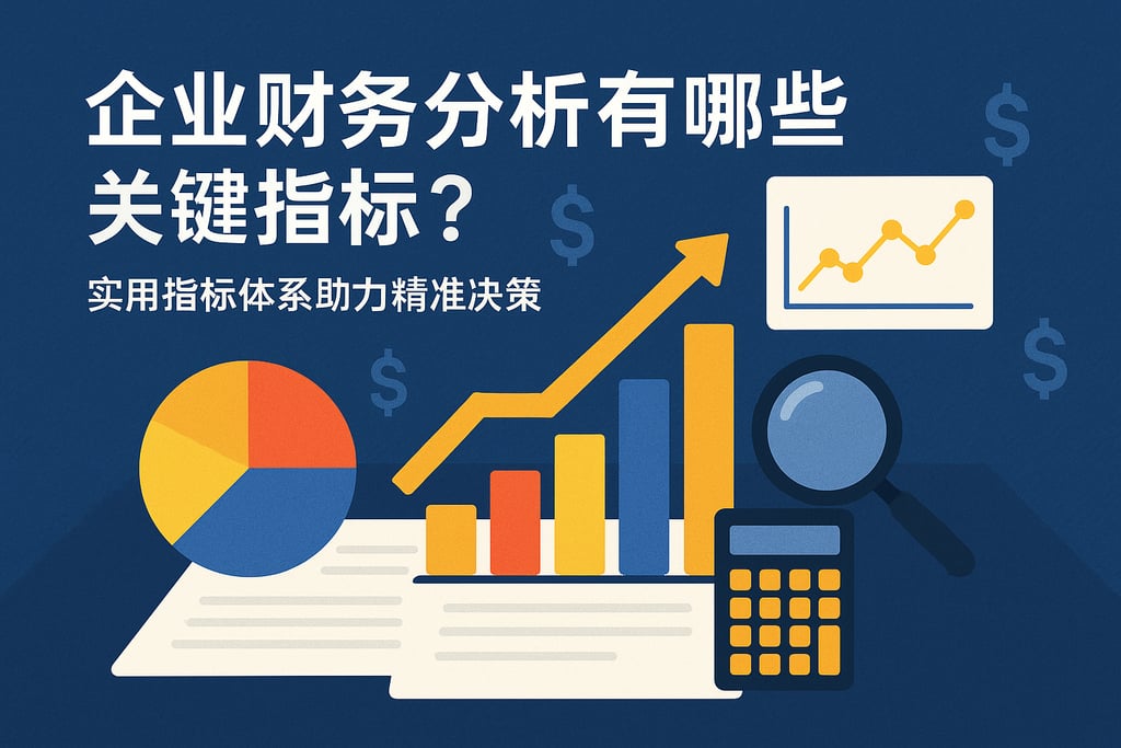 企业财务分析有哪些关键指标？实用指标体系助力精准决策