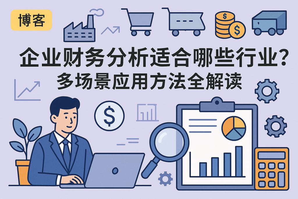 企业财务分析适合哪些行业？多场景应用方法全解读