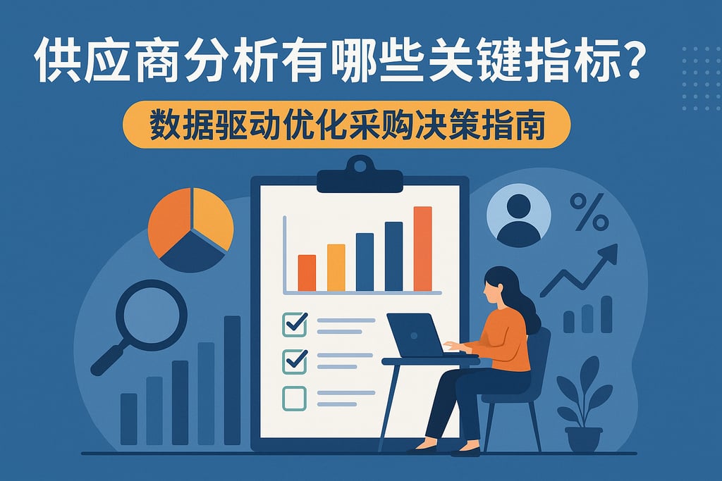供应商分析有哪些关键指标？数据驱动优化采购决策指南
