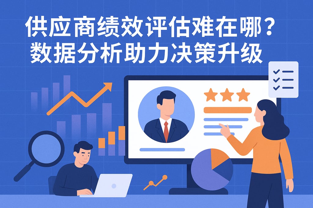 供应商绩效评估难在哪？数据分析助力决策升级