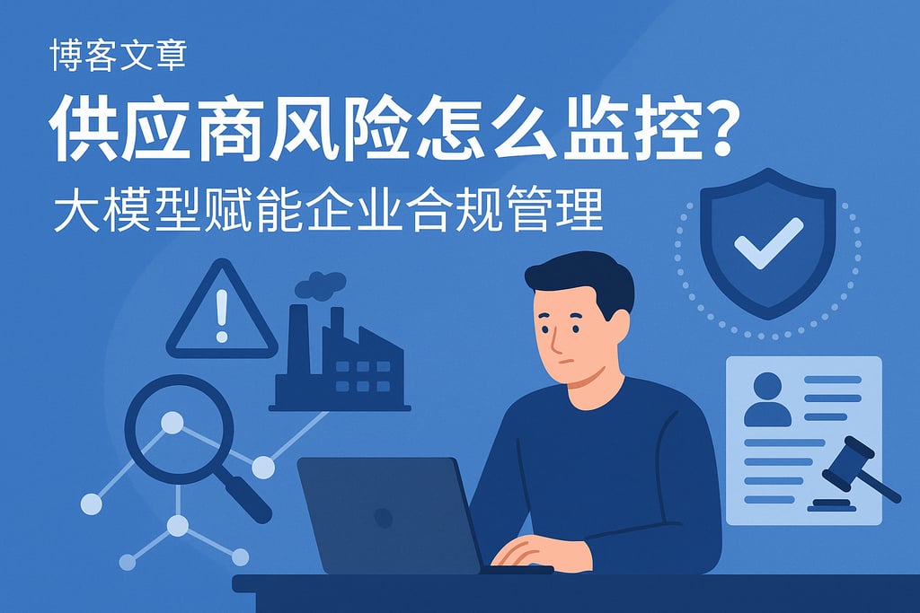 供应商风险怎么监控？大模型赋能企业合规管理
