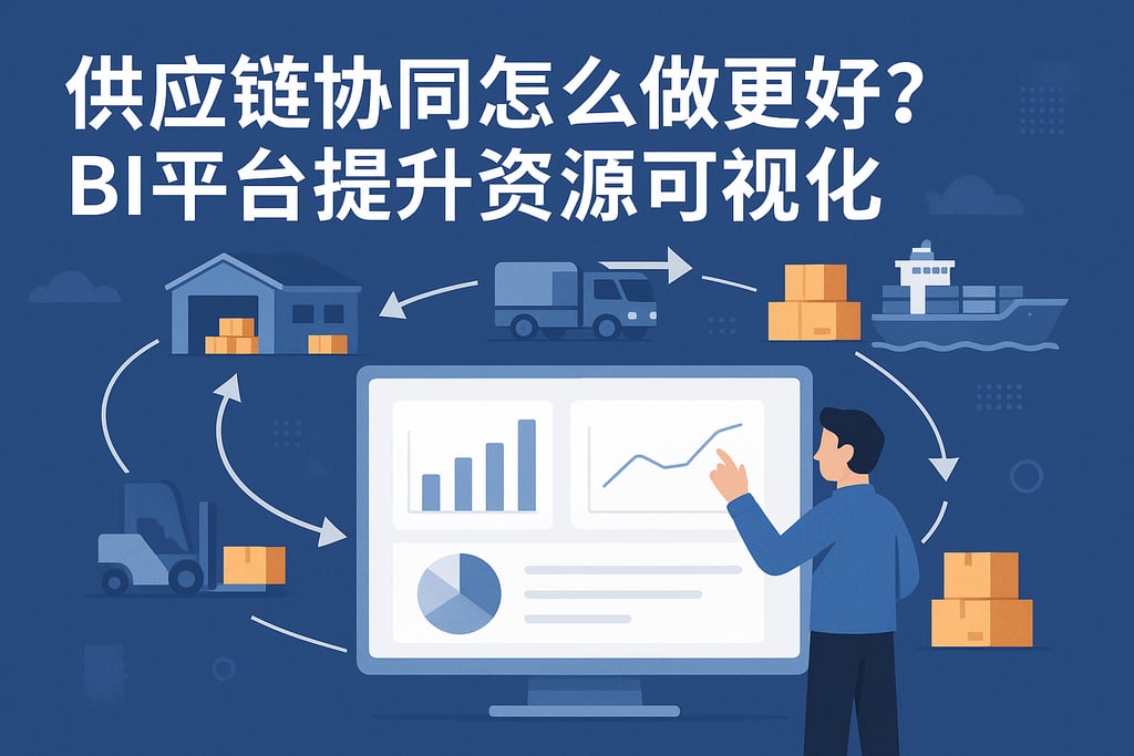 供应链协同怎么做更好？BI平台提升资源可视化