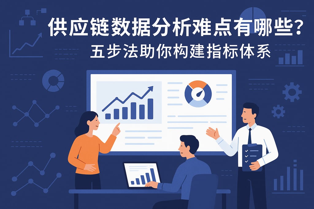 供应链数据分析难点有哪些？五步法助你构建指标体系