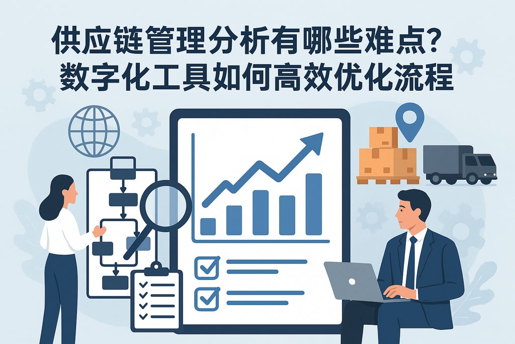 供应链管理分析有哪些难点？数字化工具如何高效优化流程