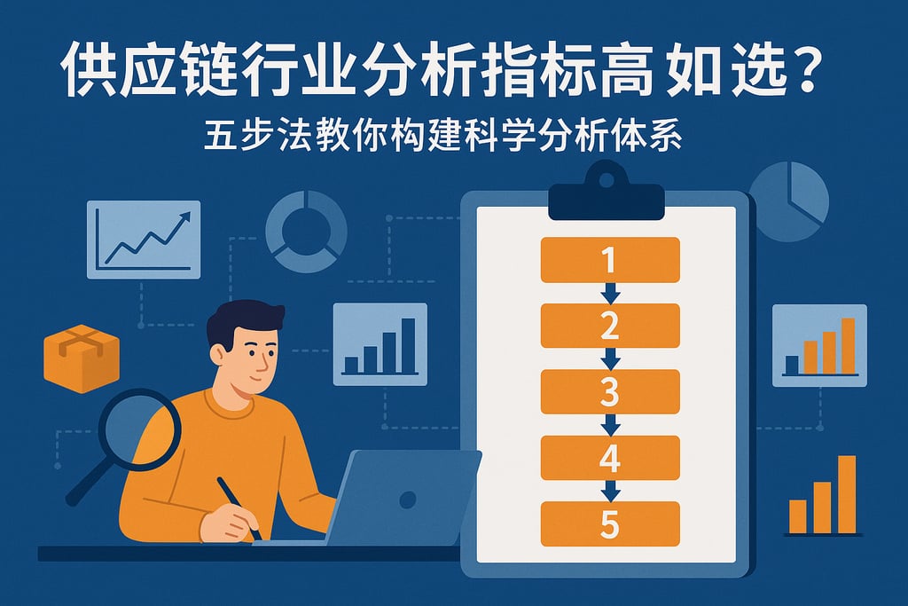 供应链行业分析指标该如何选？五步法教你构建科学分析体系