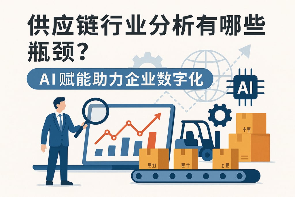供应链行业分析有哪些瓶颈？AI赋能助力企业数字化升级