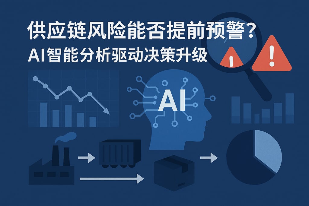 供应链风险能否提前预警？AI智能分析驱动决策升级