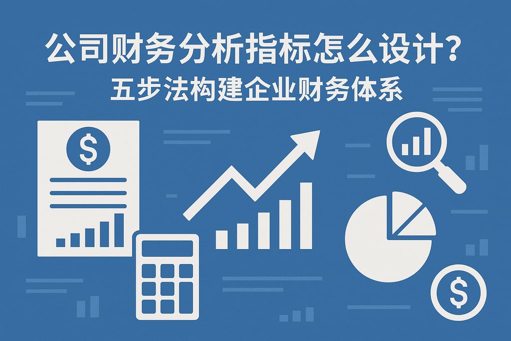 公司财务分析指标怎么设计？五步法构建企业财务体系