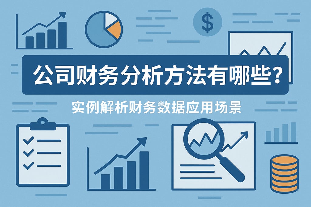 公司财务分析方法有哪些？实例解析财务数据应用场景