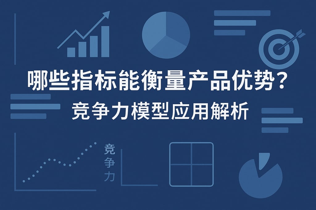 哪些指标能衡量产品优势？竞争力模型应用解析