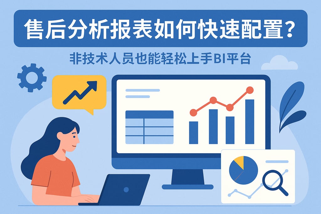 售后分析报表如何快速配置？非技术人员也能轻松上手BI平台
