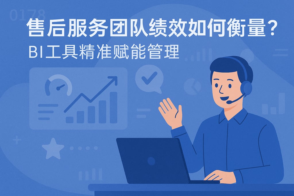 售后服务团队绩效如何衡量？BI工具精准赋能管理