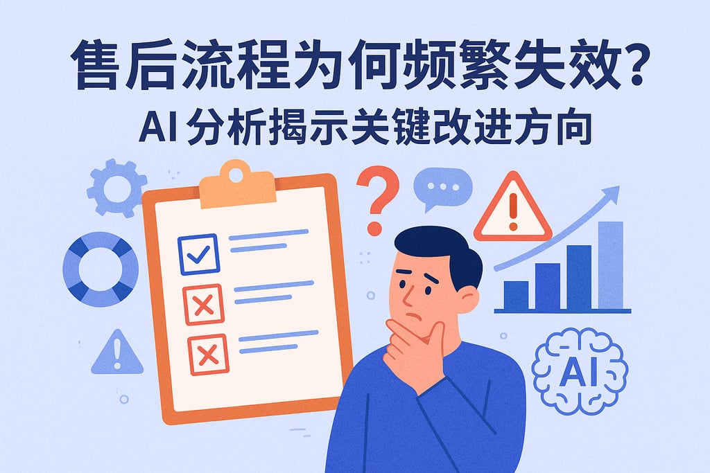 售后流程为何频繁失效？AI分析揭示关键改进方向