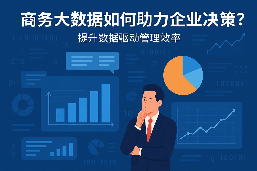 商务大数据如何助力企业决策？提升数据驱动管理效率