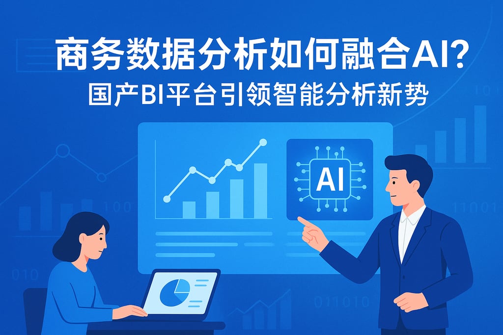商务数据分析如何融合AI？国产BI平台引领智能分析新趋势