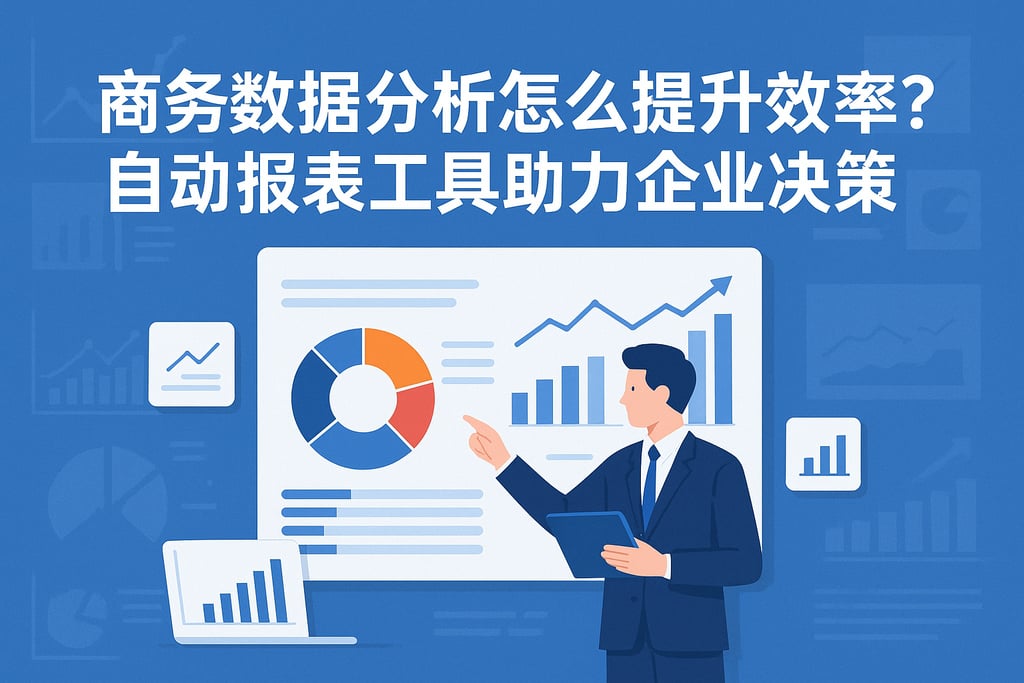 商务数据分析怎么提升效率？自动报表工具助力企业决策
