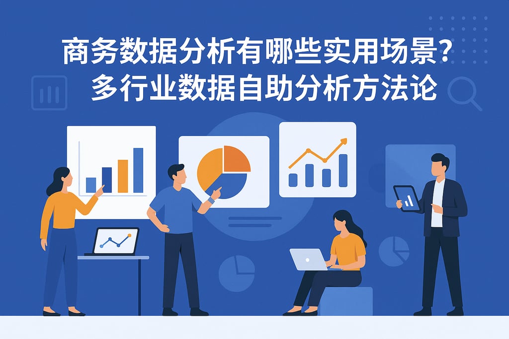 商务数据分析有哪些实用场景？多行业数据自助分析方法论