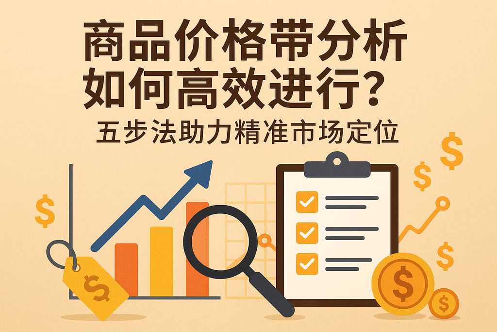 商品价格带分析如何高效进行？五步法助力精准市场定位