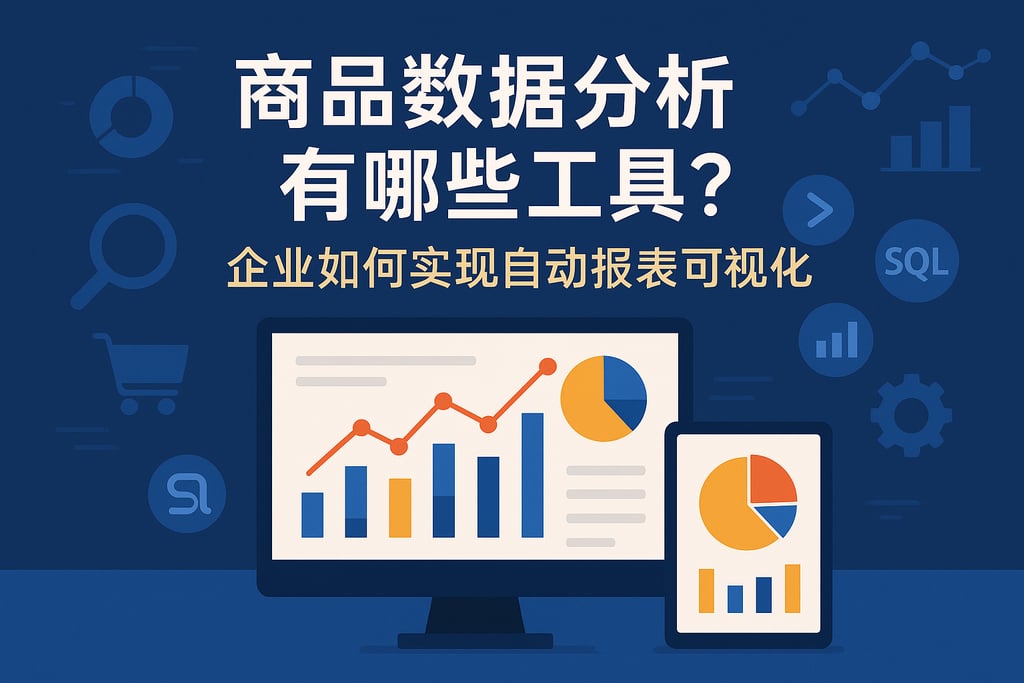 商品数据分析有哪些工具？企业如何实现自动报表可视化