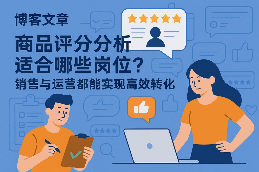 商品评论分析适合哪些岗位用？销售与运营都能实现高效转化